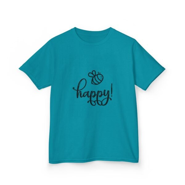 Kids Happy Bee Tee | Cute Kids T-Shirt | Bee-Themed Gift | Birthday Apparel | Summer Outfit | Children's Clothing | Fun Shirt - Image 25