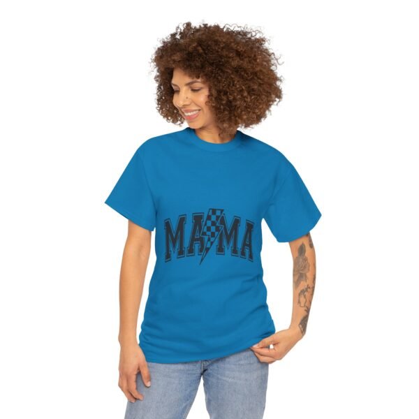 Mama Lightning Bolt Graphic Tee, Fun Gift for Moms, Casual Everyday Wear, Mother's Day Shirt, Mom Life Tee, Trendy Unisex Top - Image 3