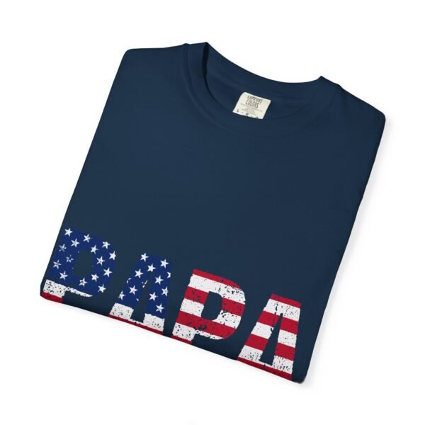 Patriotic Papa T-Shirt, Father's Day Gift, Unisex Tee, Casual Wear, American Flag Shirt, Independence Day Apparel - Image 42