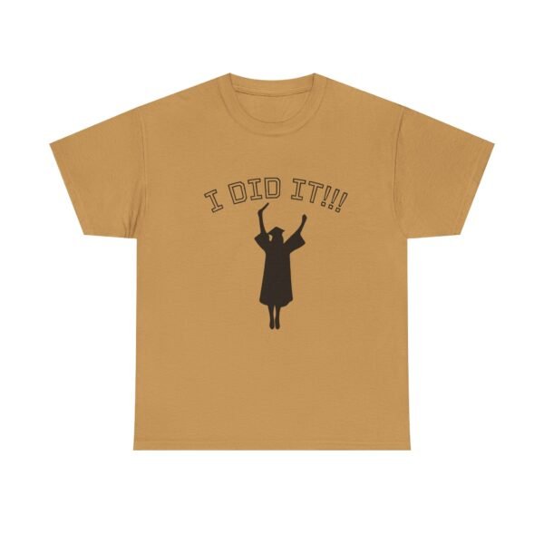 Graduation Celebration Unisex Heavy Cotton Tee, Motivational Tee, Grad Gift, Achievement Shirt, Casual Wear, Graduation Day - Image 22