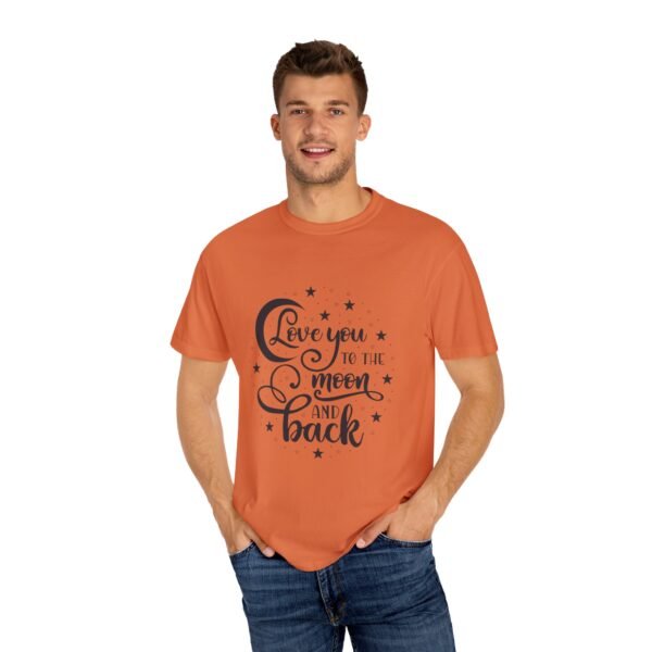 Love You to the Moon and Back Unisex T-Shirt | Cute Gift for Him/Her, Relaxed Fit Tee, Relationship Gift, Gift for Parents, Couple's Shirt - Image 20