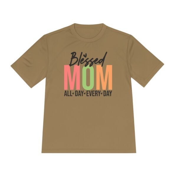 Blessed Mom Unisex Moisture Wicking Tee, Mom Shirt, Fitness Apparel, Mother's Day Gift, Everyday Wear, Active Lifestyle Top - Image 8