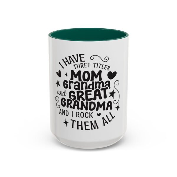 RML Colorful Grandma Mugs | I Have Three Titles | Perfect Gift for Mothers Day, Birthdays, or Just Because | Fun Drinkware - Image 59