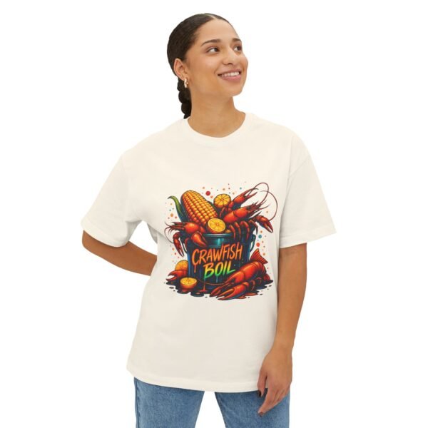Unisex Oversized Boxy Tee, 100% airlume, ring-spun and combed cotton - Image 15