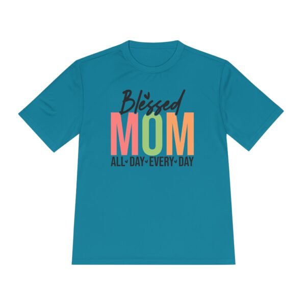 Blessed Mom Unisex Moisture Wicking Tee, Mom Shirt, Fitness Apparel, Mother's Day Gift, Everyday Wear, Active Lifestyle Top - Image 12