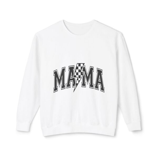 Mama Lightning Bolt Crewneck Sweatshirt - Perfect Gift for Moms, Casual Wear, Family Gatherings, Cozy Outfits, Mother's Day - Image 5