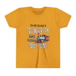 RML I’m Not Always A Trainweck Infinity Tee, Youth Short Sleeve T-Shirt, Sisterhood Gift, Best Sister Ever, Family Bond Tee, Birthday Present for Girls