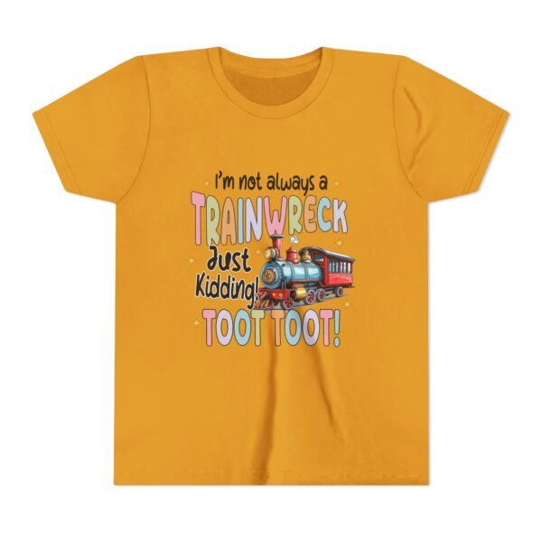 RML I'm Not Always A Trainweck Infinity Tee, Youth Short Sleeve T-Shirt, Sisterhood Gift, Best Sister Ever, Family Bond Tee, Birthday Present for Girls