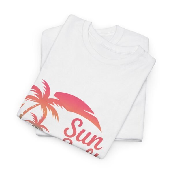 Tropical Beach Tee, Sun Salt Sand T-Shirt, Summer Vibes Shirt, Ocean Lover Apparel, Beach Vacation Clothing, Coastal Gift Idea - Image 7
