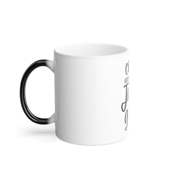 Coffee Gets Me Starter Color Morphing Mug with Coffee, Yoga, Naps - Fun Gift for Relaxation, Self-Care, Holidays, Cozy Vibes, Home Office - Image 3