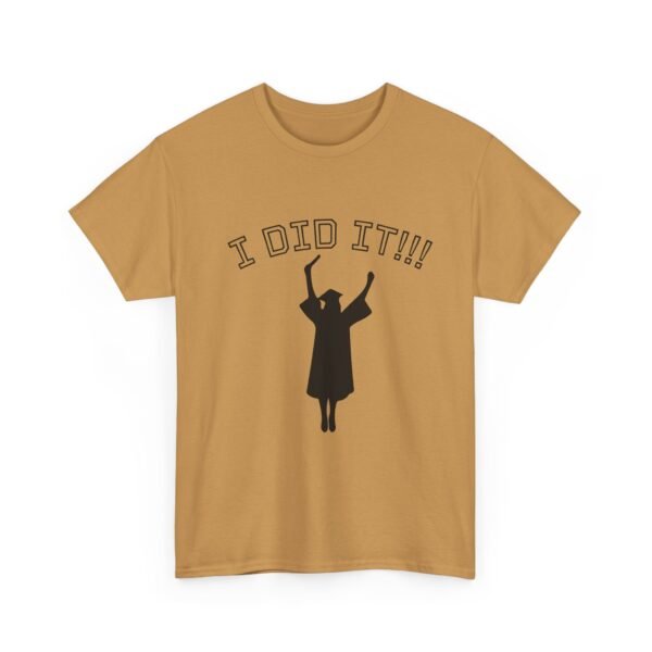 Graduation Celebration Unisex Heavy Cotton Tee, Motivational Tee, Grad Gift, Achievement Shirt, Casual Wear, Graduation Day - Image 24