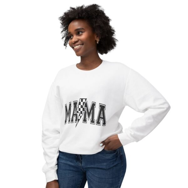 Mama Lightning Bolt Crewneck Sweatshirt - Perfect Gift for Moms, Casual Wear, Family Gatherings, Cozy Outfits, Mother's Day - Image 7