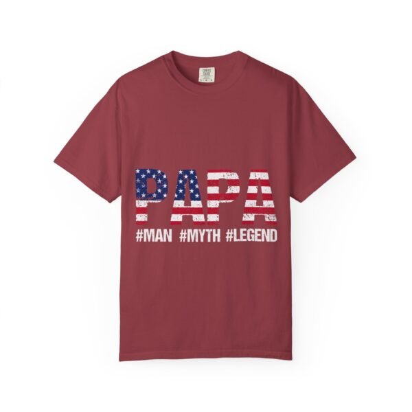Patriotic Papa T-Shirt, Father's Day Gift, Unisex Tee, Casual Wear, American Flag Shirt, Independence Day Apparel - Image 48