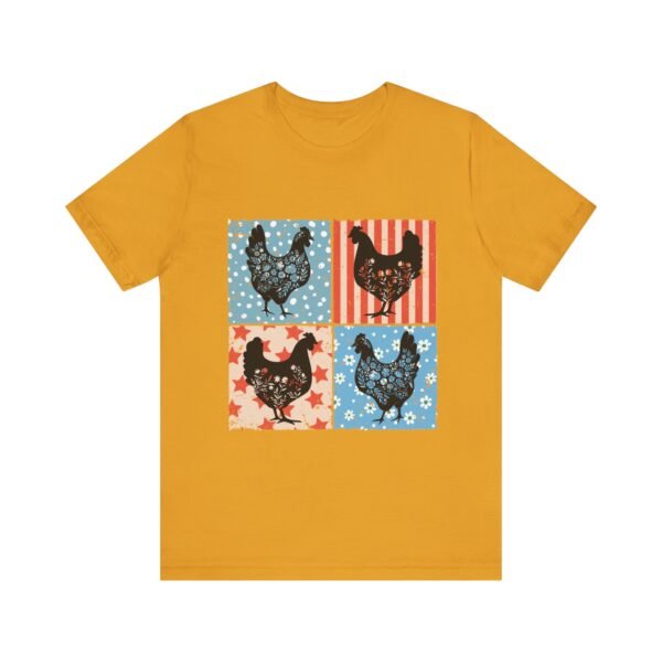 RML Vintage Chicken Art Tee, Rustic Farmhouse Shirt, Unisex Graphic Tee, Country Style Top, Gift for Farm Lovers, Summer Wardrobe - Image 19