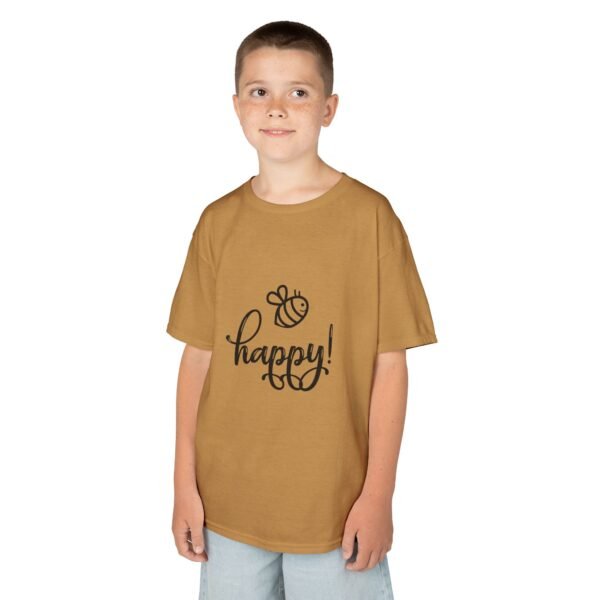Kids Happy Bee Tee | Cute Kids T-Shirt | Bee-Themed Gift | Birthday Apparel | Summer Outfit | Children's Clothing | Fun Shirt - Image 4