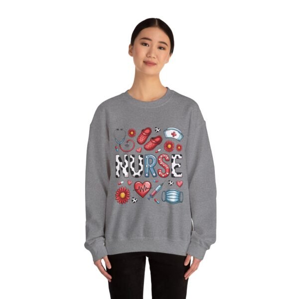 Nurse Sweatshirt, Cozy Crewneck for Healthcare Workers, Great Gift for Nurses, Appreciation Gift, Medical Humor, Comfort Wear - Image 17