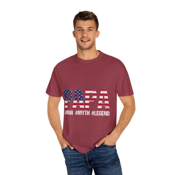 Patriotic Papa T-Shirt, Father's Day Gift, Unisex Tee, Casual Wear, American Flag Shirt, Independence Day Apparel - Image 51
