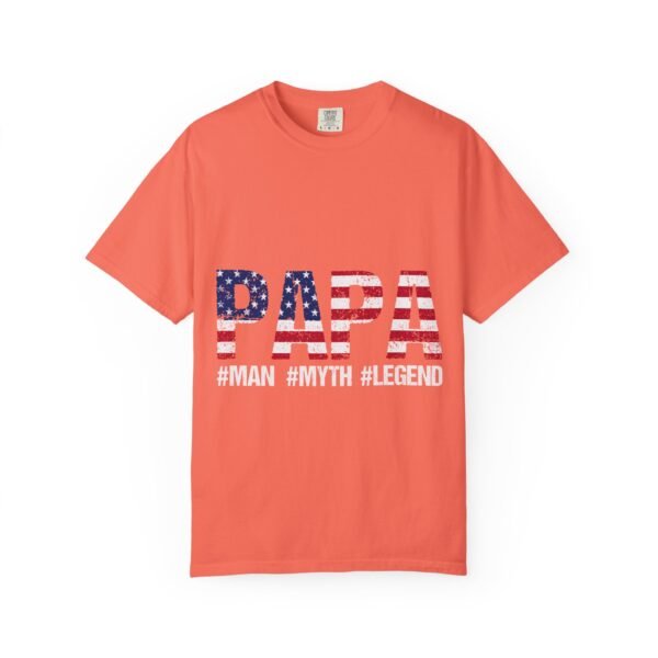 Patriotic Papa T-Shirt, Father's Day Gift, Unisex Tee, Casual Wear, American Flag Shirt, Independence Day Apparel - Image 12
