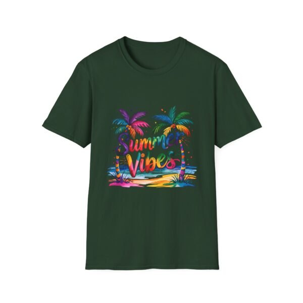 Summer Vibes Unisex Softstyle T-Shirt, Beachwear, Gift for Travelers, Summer Apparel, Tropical T-Shirt, Vacation Tee - Image 23