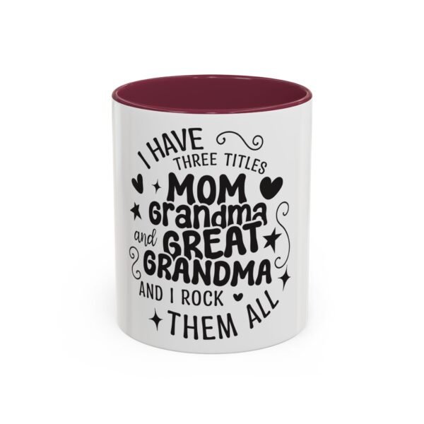 RML Colorful Grandma Mugs | I Have Three Titles | Perfect Gift for Mothers Day, Birthdays, or Just Because | Fun Drinkware - Image 25
