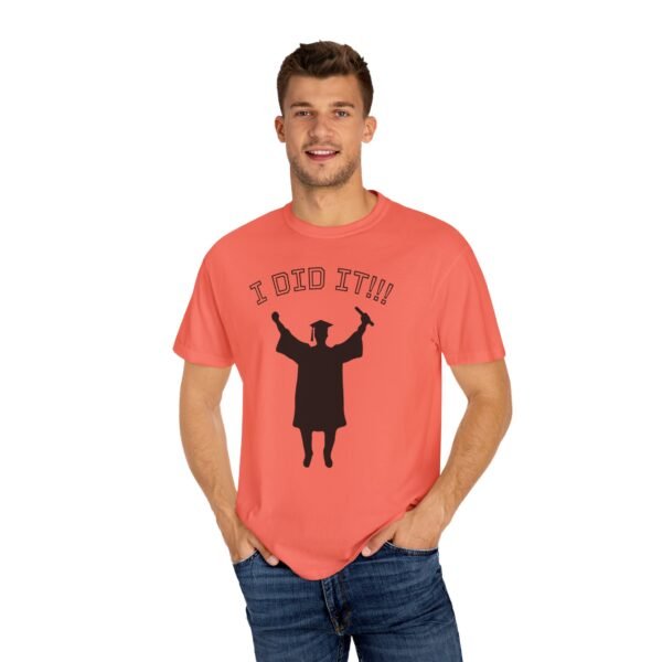 Graduation Celebration T-Shirt, I Did It T-Shirt, Unisex Graduation Tee, Funny Grad Shirt, Gift for Graduates, Graduation Party Attire - Image 4