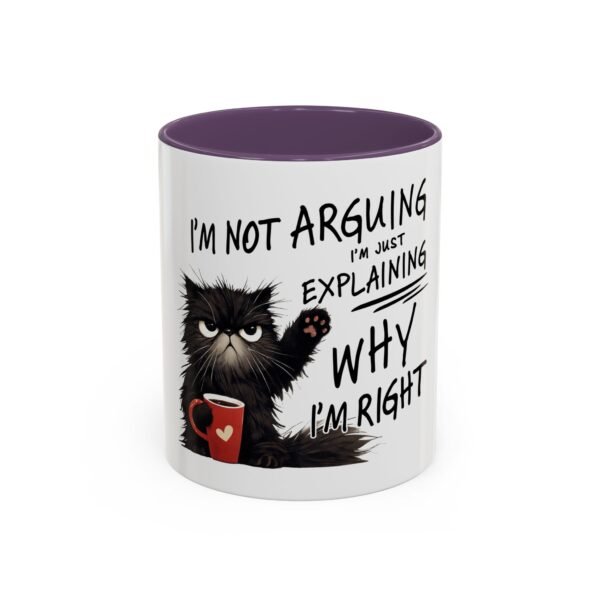 Funny Cat Coffee Mug - I'm Not Arguing, Perfect Gift for Cat Lovers, Humor Mug, Kitchen Decor, Birthday Present, Coffee Lover's Mug - Image 33