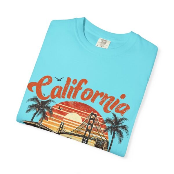 California Dreamin' Unisex Garment-Dyed T-shirt, Vintage Style Tee, Summer Apparel, Beachwear, Travel Gift, Casual Fashion - Image 3