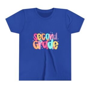 Second Grade Youth Tee, Kids Shirt, Back to School Gift, Colorful Kids Apparel, Cute Children’s T-Shirt