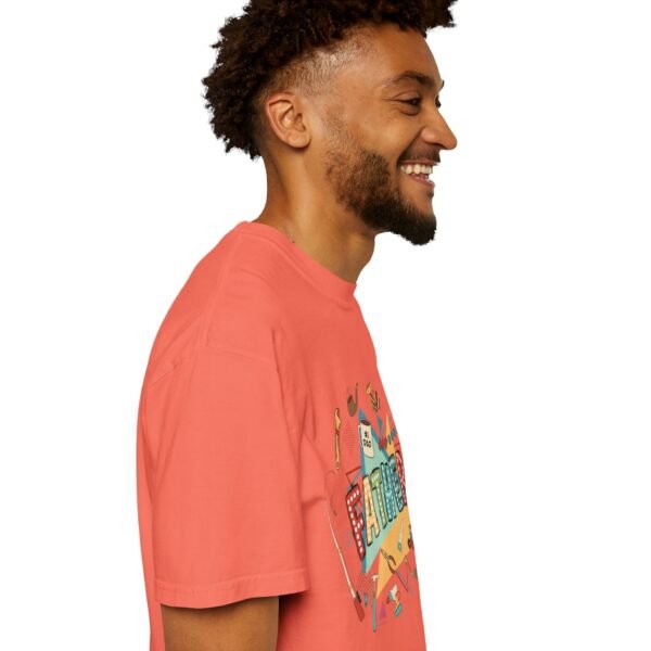 Father's Day Garment-Dyed T-Shirt, Unisex Tee for Dad, Unique Father's Day Gift, Casual Wear, Dad's Special Day Apparel - Image 5