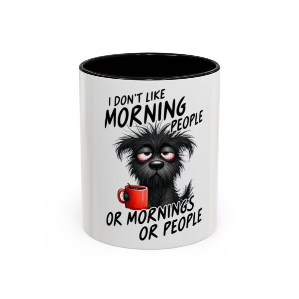 Colorful Coffee Mug for Morning Haters, Funny Gifts for Coffee Lovers, Cute Mug for Pet Owners, Unique Holiday Gift, Humor Mug - Image 5