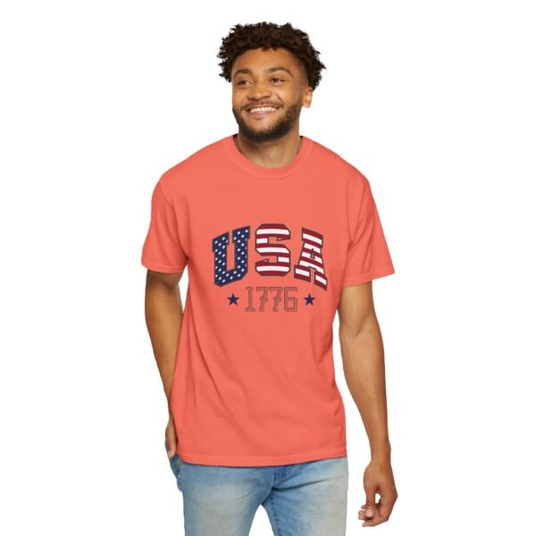 Patriotic USA T-Shirt - Unisex 4th of July Apparel, Independence Day Gift, Vintage USA Tee, Casual Summer Shirt, Americana Style - Image 4