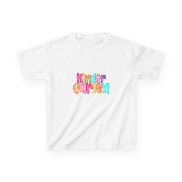 Kids Tee with 'Kindergarten' Design, Back to School Shirt, Birthday Gift for Kids, Children's Apparel, Fun Classroom Outfit - Image 5