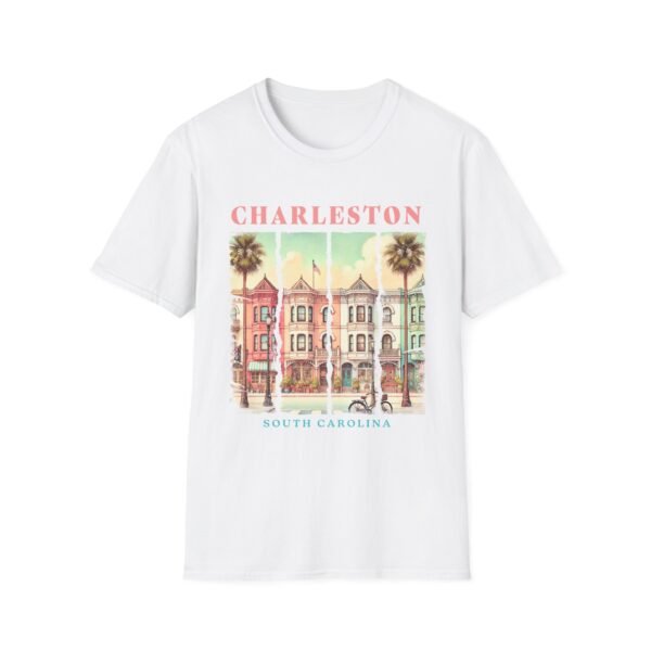 Charleston Vintage Art T-Shirt, Unisex Apparel, Souvenir Tee, Travel Shirt, Summer Fashion, Gift for City Lovers - Image 10