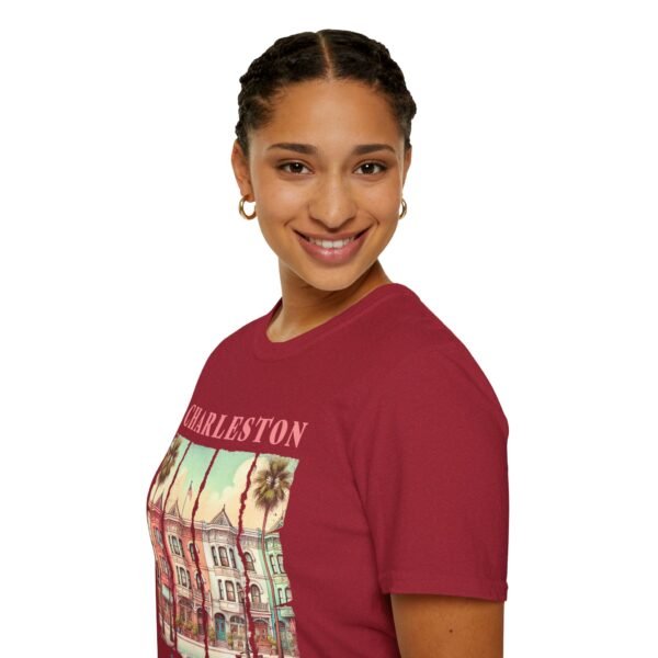 Charleston Vintage Art T-Shirt, Unisex Apparel, Souvenir Tee, Travel Shirt, Summer Fashion, Gift for City Lovers - Image 58