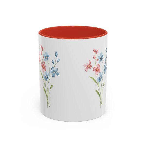 Floral Accent Coffee Mug - Perfect for Cozy Mornings, Gift for Her, Kitchen Decor, Garden Lovers, Mother's Day, Home Birthday Gift - Image 13