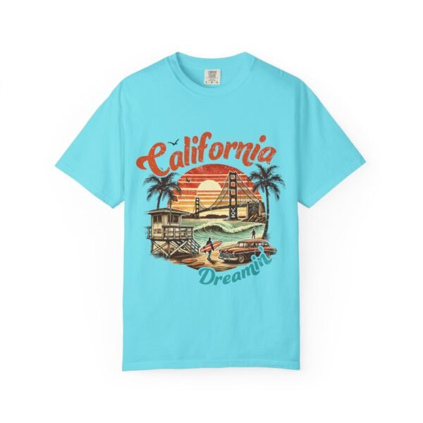 California Dreamin' Unisex Garment-Dyed T-shirt, Vintage Style Tee, Summer Apparel, Beachwear, Travel Gift, Casual Fashion