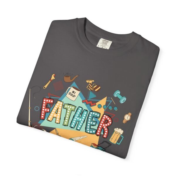 Father's Day Garment-Dyed T-Shirt, Unisex Tee for Dad, Unique Father's Day Gift, Casual Wear, Dad's Special Day Apparel - Image 17