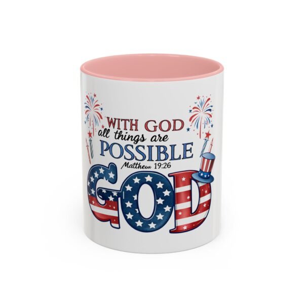 Religious Accent Mug With God All Things Are Possible Accent Coffee Mug (11, 15oz), Tshirt Gift - Image 9