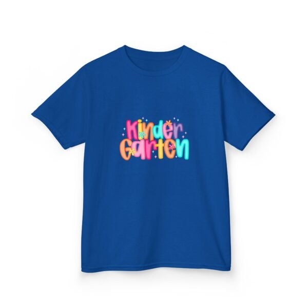 Kids Tee with 'Kindergarten' Design, Back to School Shirt, Birthday Gift for Kids, Children's Apparel, Fun Classroom Outfit - Image 36