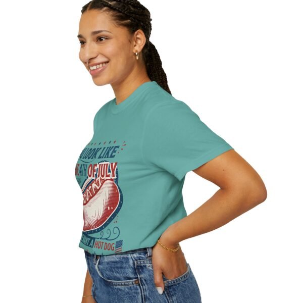 Patriotic Holiday T-Shirt, Fourth of July Tee, Funny BBQ Shirt, Summer Celebration Top, Hot Dog Lover Gift - Image 6