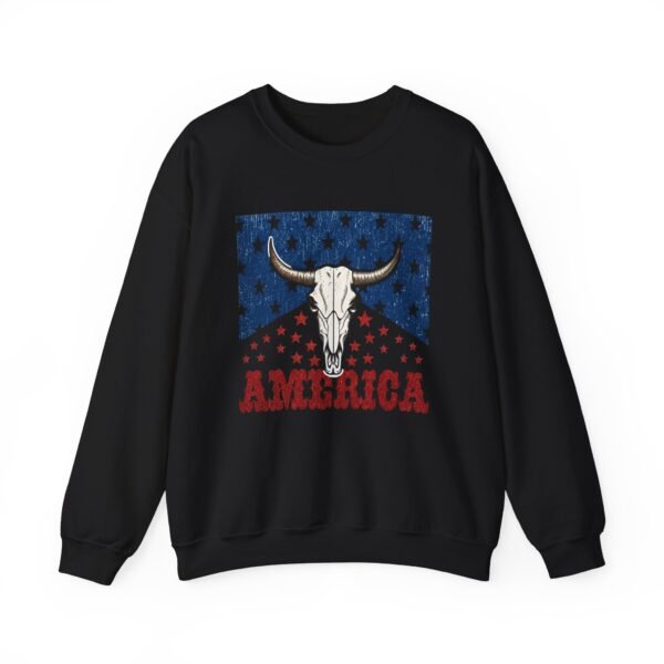 Patriotic Unisex Crewneck Sweatshirt - Americana Style, Cozy Layer, Perfect for BBQs, Fourth of July, Family Gatherings, Casual Wear - Image 8