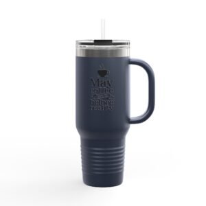 May Coffee Fuel My Adventures Insulated Travel Mug, 40oz | Coffee Lover Gift | Travel Accessory | Outdoor Mug | Birthday Present | [...]
