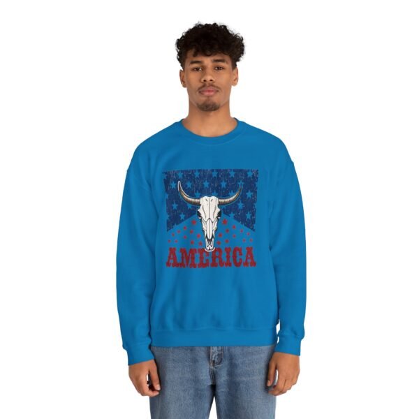 Patriotic Unisex Crewneck Sweatshirt - Americana Style, Cozy Layer, Perfect for BBQs, Fourth of July, Family Gatherings, Casual Wear - Image 20