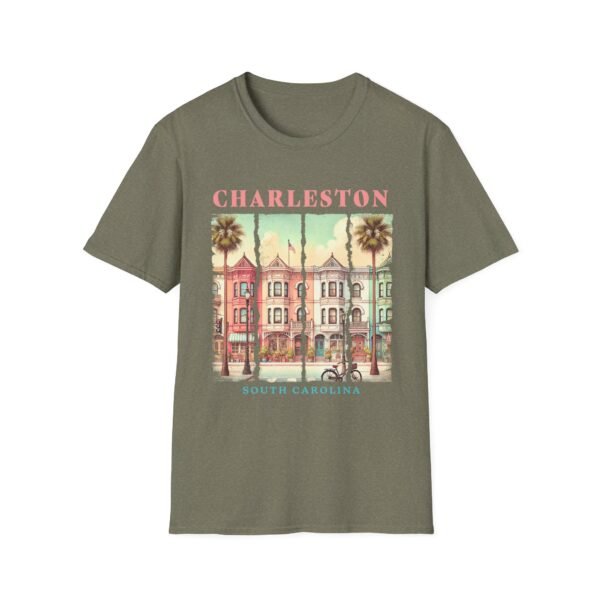 Charleston Vintage Art T-Shirt, Unisex Apparel, Souvenir Tee, Travel Shirt, Summer Fashion, Gift for City Lovers - Image 14