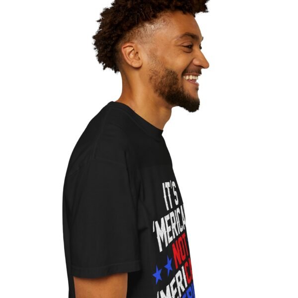Patriotic T-Shirt with Humor, It's 'Merican Not 'Mericant Tee, Independence Day Apparel, Gifts for Americans, Fun Casual Wear - Image 10