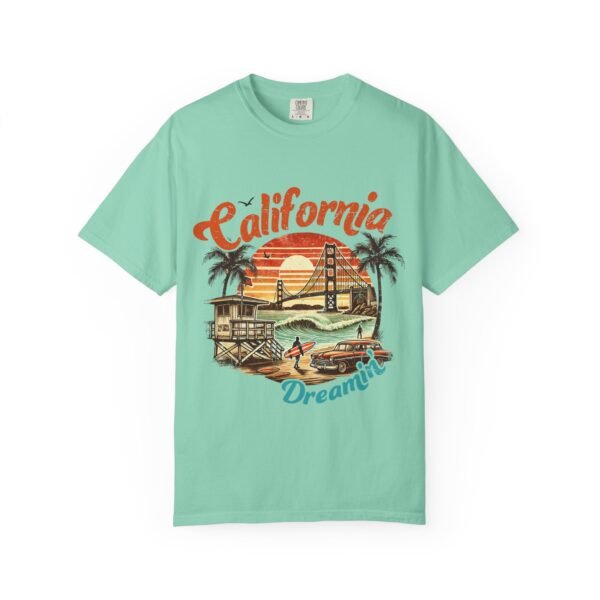 California Dreamin' Unisex Garment-Dyed T-shirt, Vintage Style Tee, Summer Apparel, Beachwear, Travel Gift, Casual Fashion - Image 32