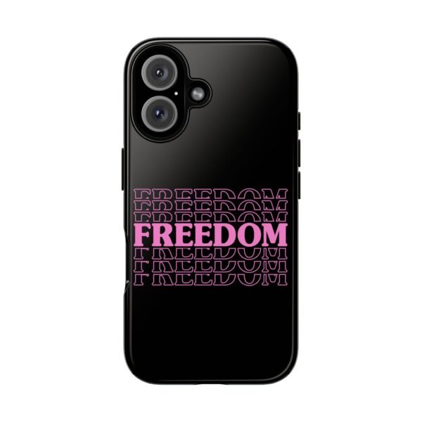Freedom Phone Case - Tough Cases for Bold Expressions, Unique Mobile Accessory, Stylish Gift for Teens, Affirmation Case, Everyday Use