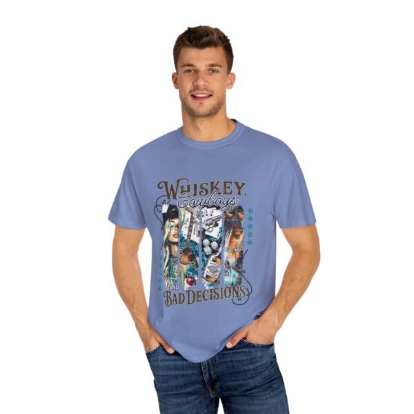 Whiskey Cowboys Bad Decisions T-shirt, Vintage Graphic Tee, Unisex Casual Wear, Perfect for Music Lovers, Festival Outfits, Everyday Comfort - Image 47
