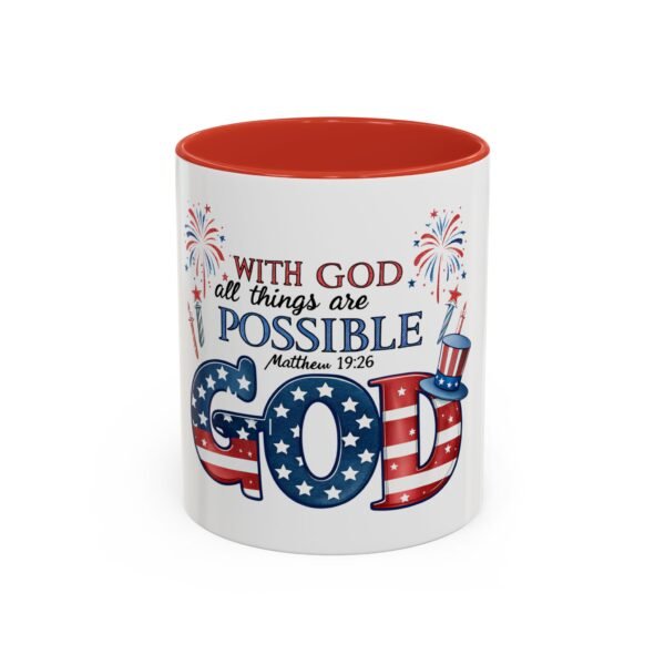 Religious Accent Mug With God All Things Are Possible Accent Coffee Mug (11, 15oz), Tshirt Gift - Image 13