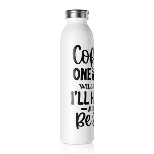 Coffee Lover Slim Water Bottle – Perfect for Travel, Gifts, Daily Hydration, Office Use, Mug Gift - Image 2